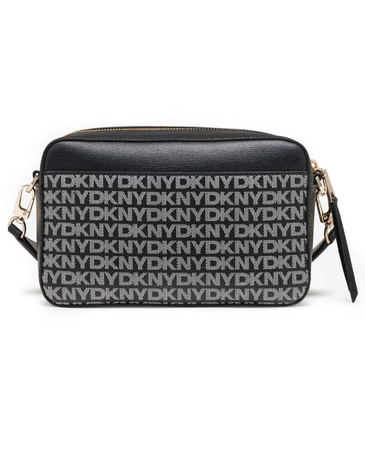 DKNY Black Bryant Ave Small Logo Camera Bag