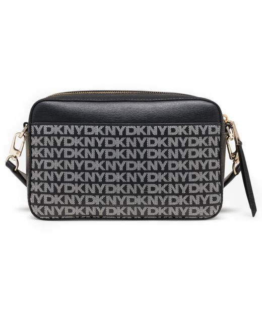 DKNY Black Bryant Ave Small Logo Camera Bag