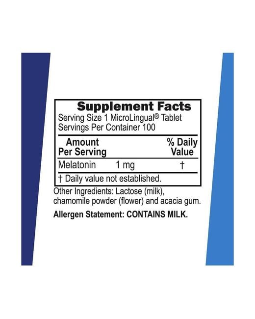 Superior Source White Melatonin 1 Milligram