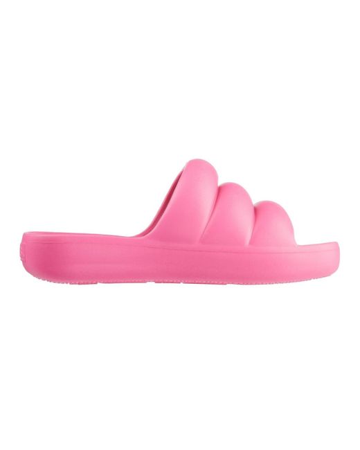 Totes Pink Molded Puffy Slide