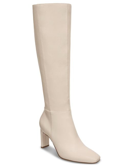 Alfani White Tristanne Wide-calf Knee High Dress Boots