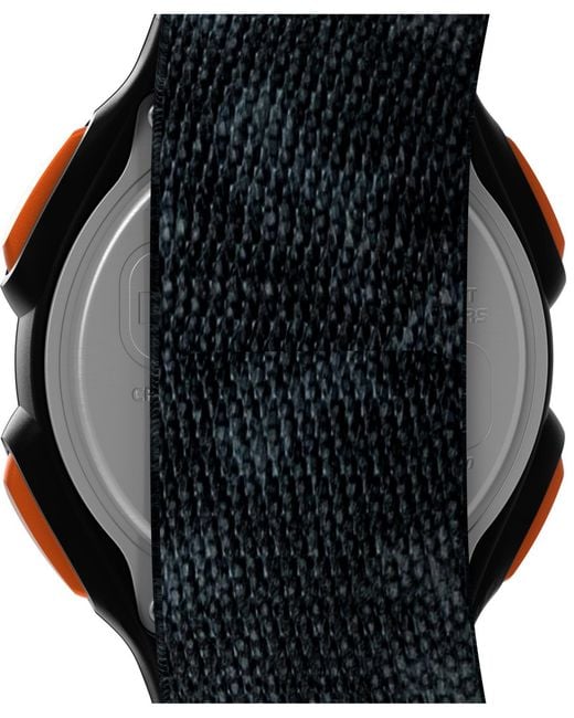 Timex Black Quartz Digital Leather Watch for men
