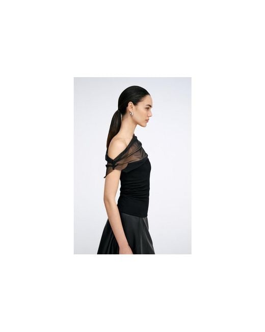 MARCELLA Black Cabrini Top