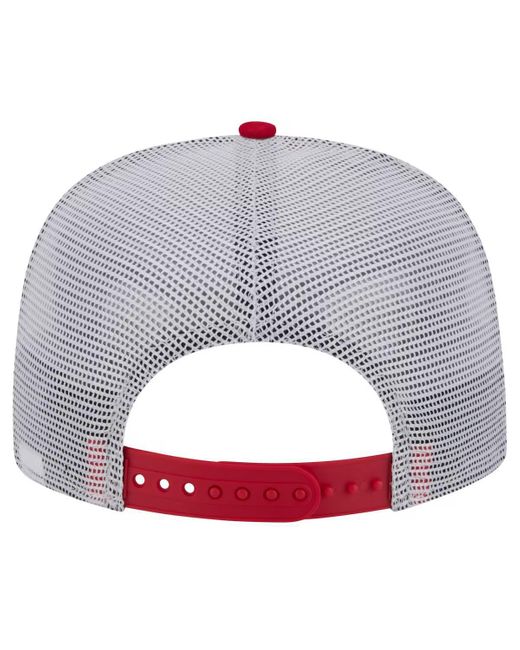 KTZ Red Scarlet San Francisco 49ers Court Sport 9fifty Snapback Hat for men