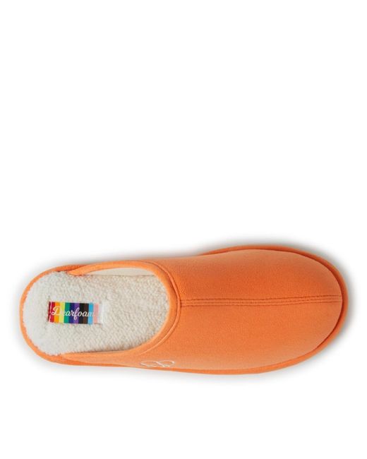 Dearfoams Orange Pride Collection Scuff Slipper