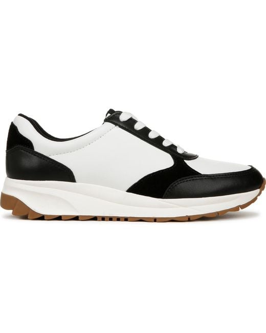 Naturalizer White Shay Lace Up Platform Sneakers