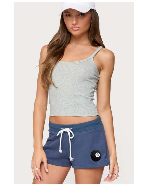 Edikted Gray Basic Babe Tank Top