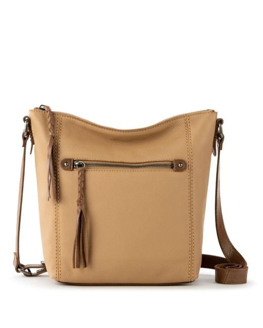The Sak Ashland Leather Crossbody Bag in Tan (Natural) Lyst