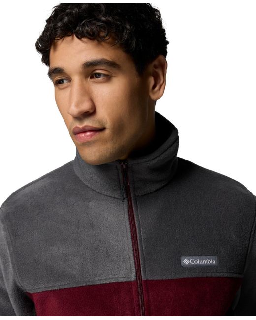 Columbia Red Steens Mountain Full Zip Fleece Jacket for men
