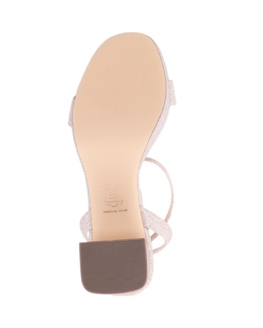 Nina Pink Bergen Block Heel Dress Sandals