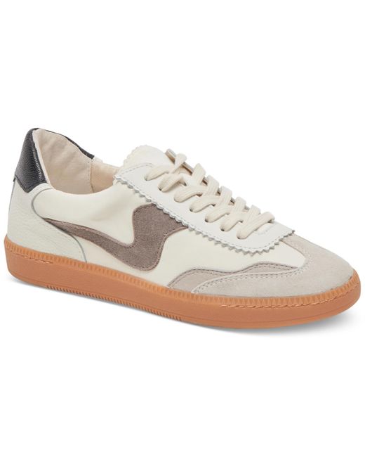 Dolce Vita White Notice Low-profile Lace-up Sneakers