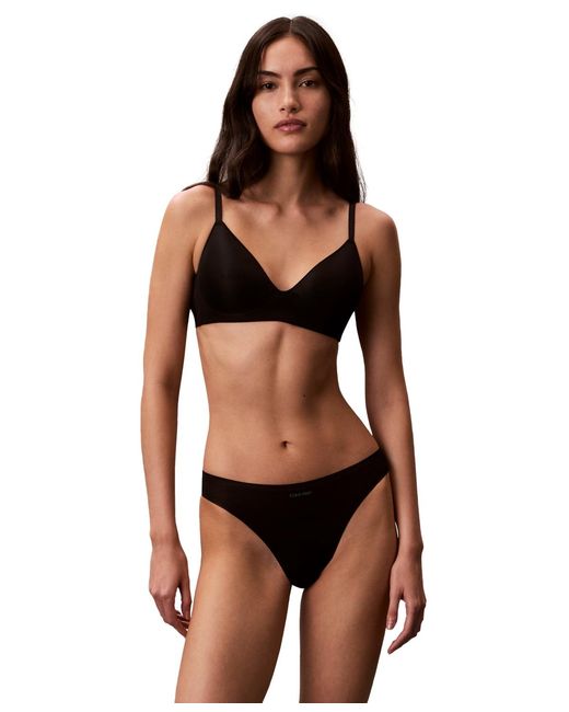 Calvin Klein Black Full Coverage Adjustable Bra