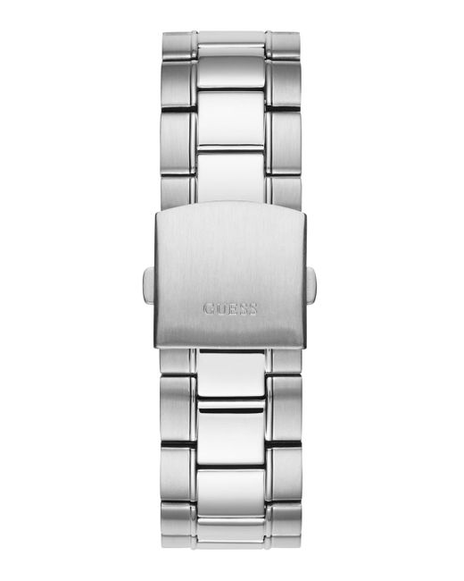 Guess Gray Date Tone Stainless Steel Watch 42 Mm for men