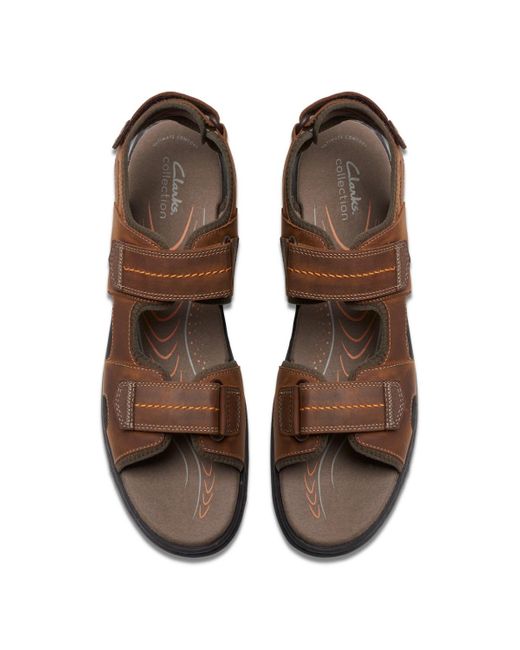 Clarks Brown Collection Walkford Walk Sandals for men