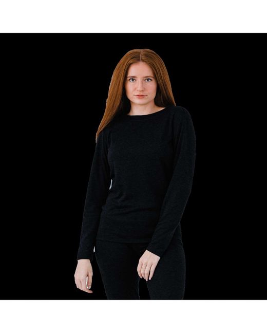 Polarmax Black Double Layer Crew