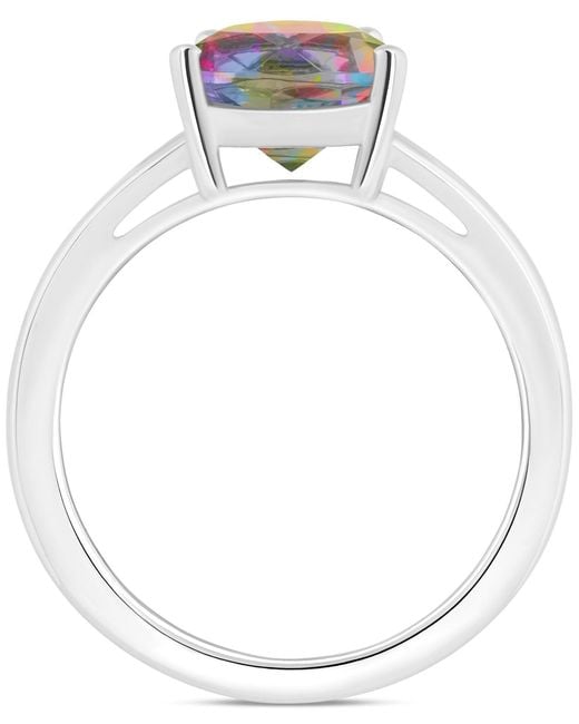 Macy's White Pear Split Shank Solitaire Ring (3-5/8 Ct. T.w.
