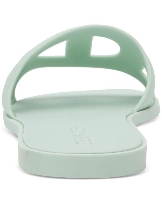 Steve Madden Green Jellie Jelly Slide Sandals