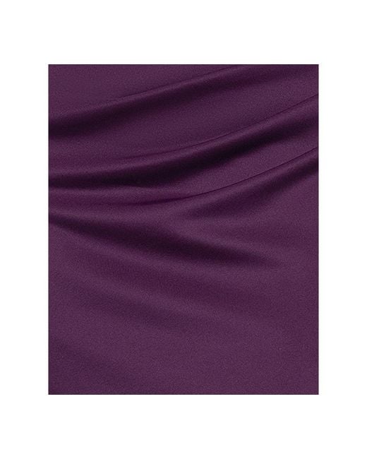 Xscape Purple Plus Size Off-the-shoulder Gown