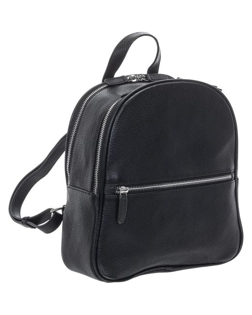 Mancini Blue Pebbled Audrey Backpack