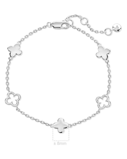 DEVATA White Clover Chain Bracelet
