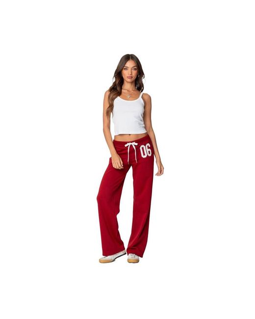 Edikted Red 06 Sweatpants
