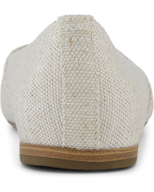 TOMS White Gemma Ballet Flats