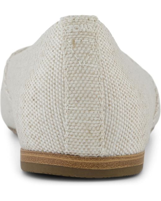 TOMS White Gemma Ballet Flats