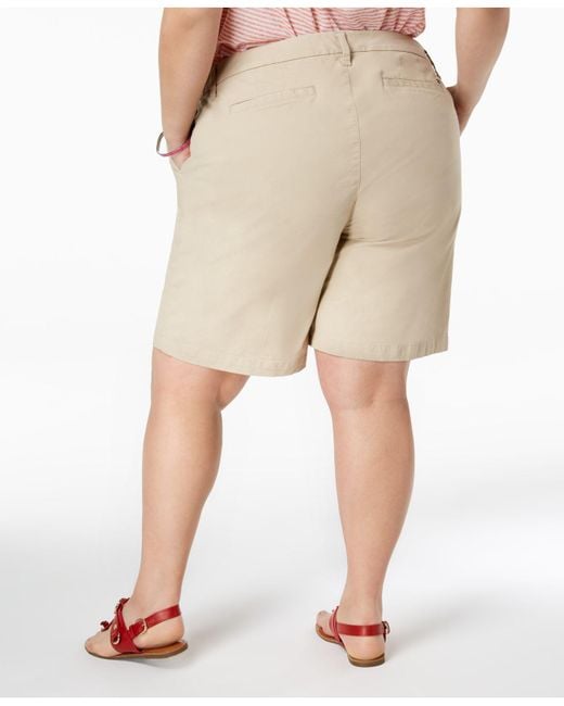 tommy hilfiger plus size shorts