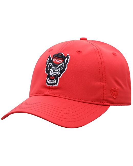 Top Of The World Red Nc State Wolfpack Victory Trainer Adjustable Hat for men