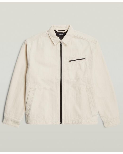 G-Star Natural Zip Coach Jacket for men