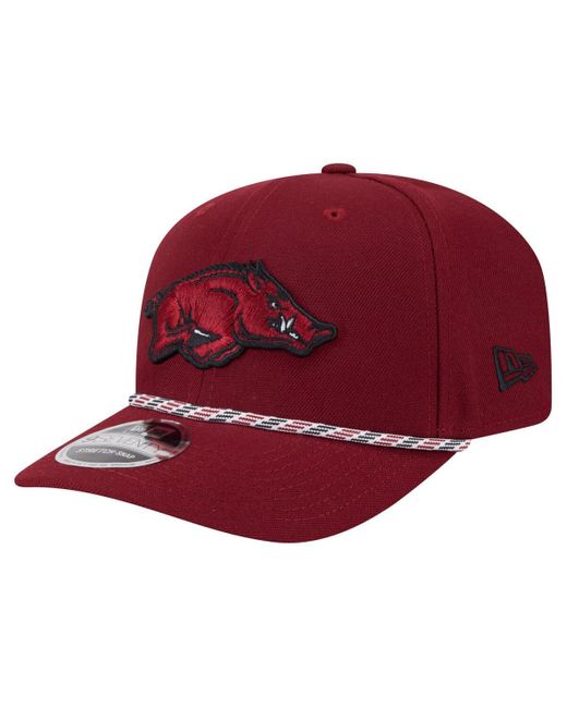 KTZ Red Arkansas Razorbacks Game Day Multi-rope 9seventy Stretch-snap Hat for men