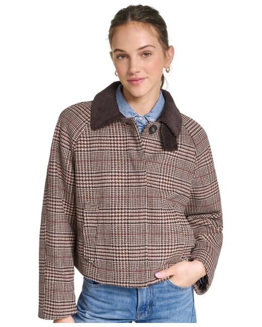 Levi's Brown Mac Wool-blend Short Jacket