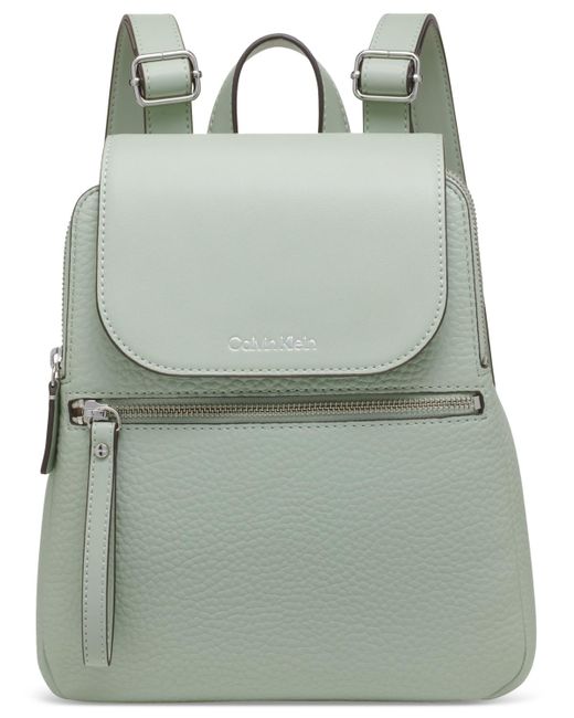Calvin Klein Green Garnet Triple Compartment Backpack
