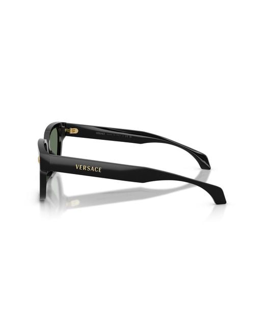 Versace Green Rectangle Sunglasses for men