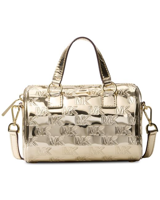 Michael Kors Metallic Michael Mason Small Duffle Crossbody