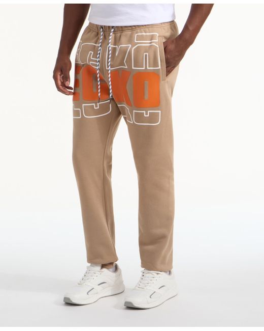 Ecko' Unltd Orange Tracing Draft jogger for men