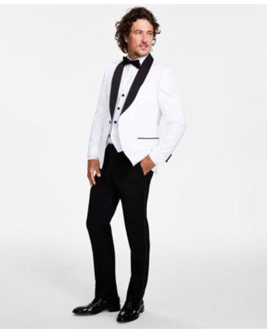 Alfani Black Slim Fit Tuxedo Suit Separates Created For Macys for men