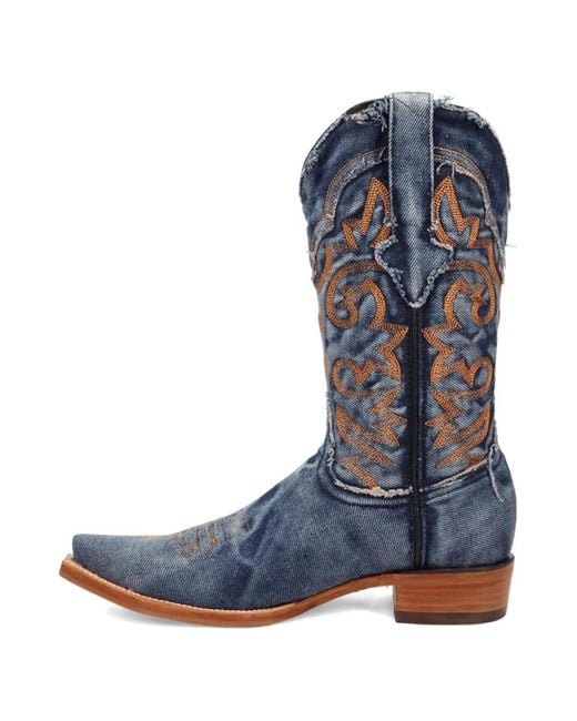 Dingo Blue Big Easy Denim Boot for men