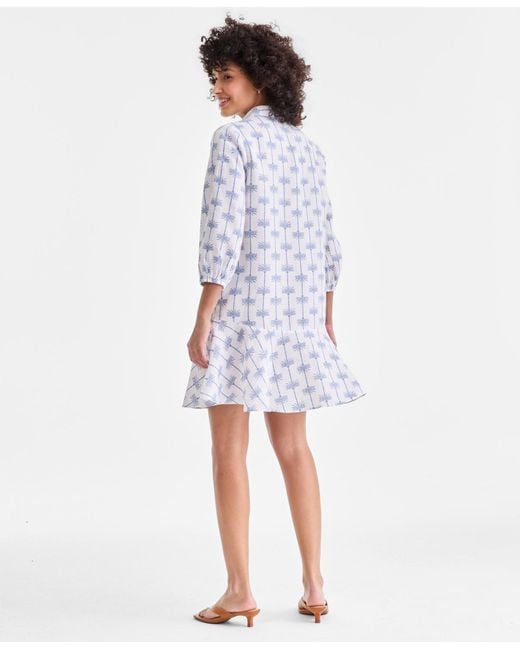 charter club shirt dress MSRP Charter Club Womens Petite Ruffled Shirt Dress Pink Size PSmall