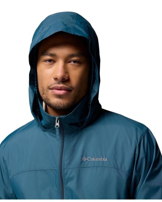 Columbia Blue Glennaker Lake Rain Jacket for men