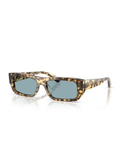 Vogue Eyewear Blue Rectangle Sunglasses