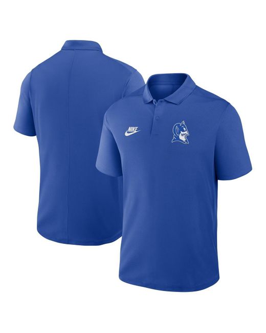 Nike Duke Blue Devils Primetime Victory Legacy Vault Logo Performance Polo Shirt for men