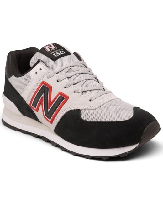 New Balance Men's 997 Casual Sneakers from Finish Line - BLACK/SILVER -  ShopStyle