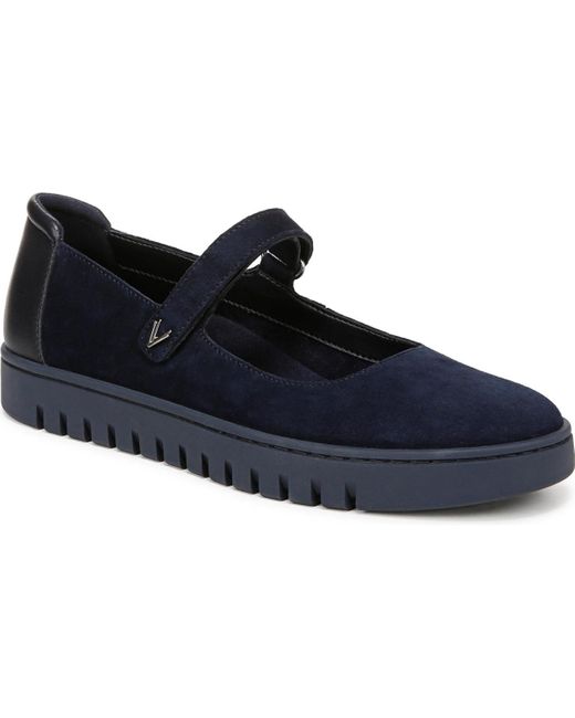Vionic Blue Uptown Mary Jane Flats