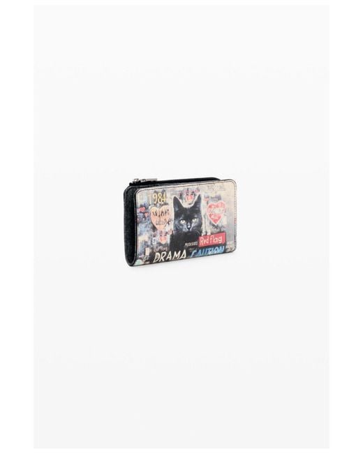 Desigual White Medium Printed Wallet