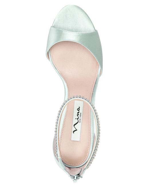 nina volanda evening dress sandals