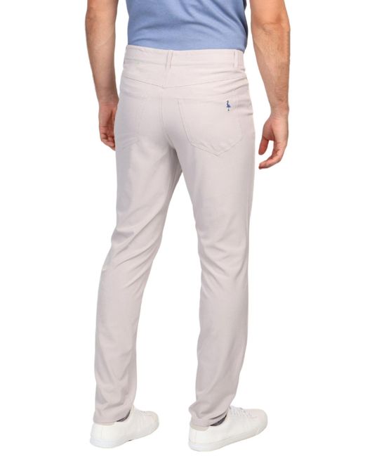 Tailorbyrd Gray Five Pocket Performance Pants for men