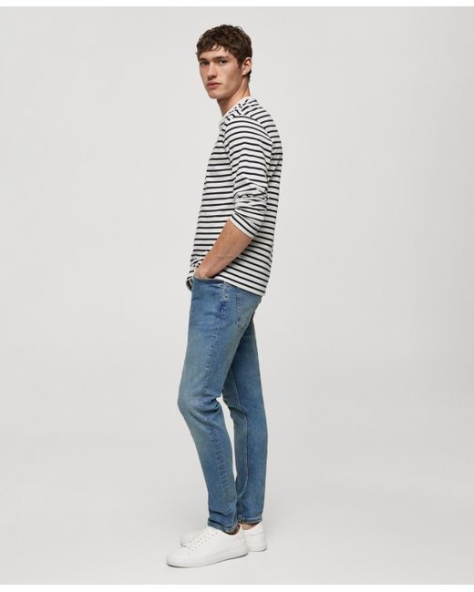 Mango Blue Jude Skinny-fit Jeans for men