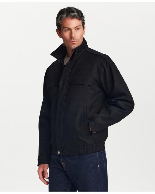 Weatherproof Blue Tech Twill Lined Bomber Jacket for men