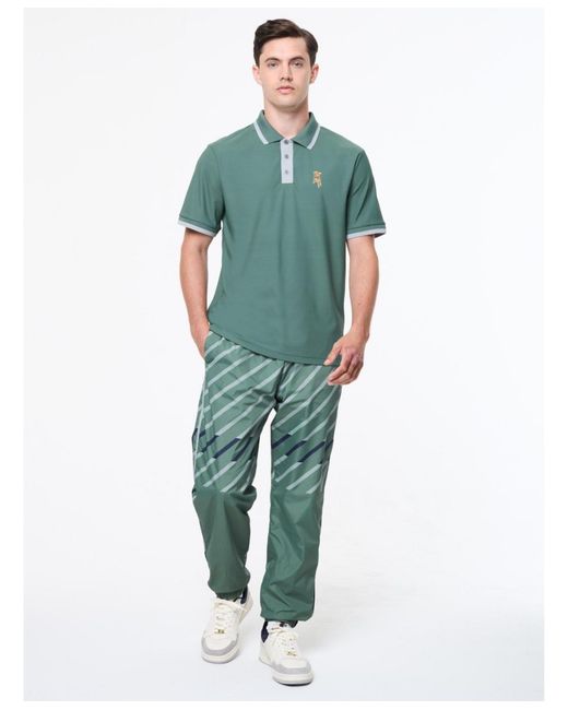 Sergio Tacchini Green Arbitro Polo for men